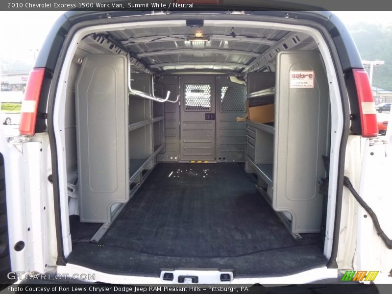 Summit White / Neutral 2010 Chevrolet Express 1500 Work Van