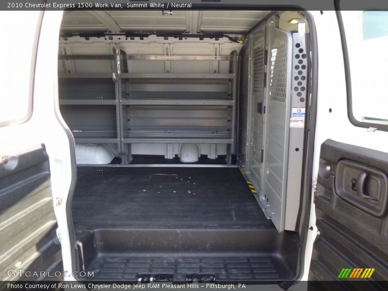 Summit White / Neutral 2010 Chevrolet Express 1500 Work Van