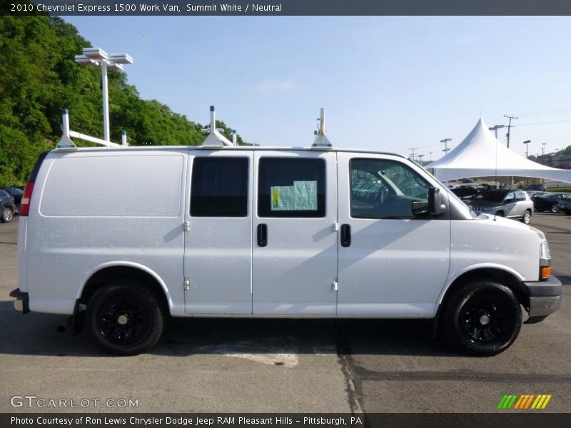 Summit White / Neutral 2010 Chevrolet Express 1500 Work Van