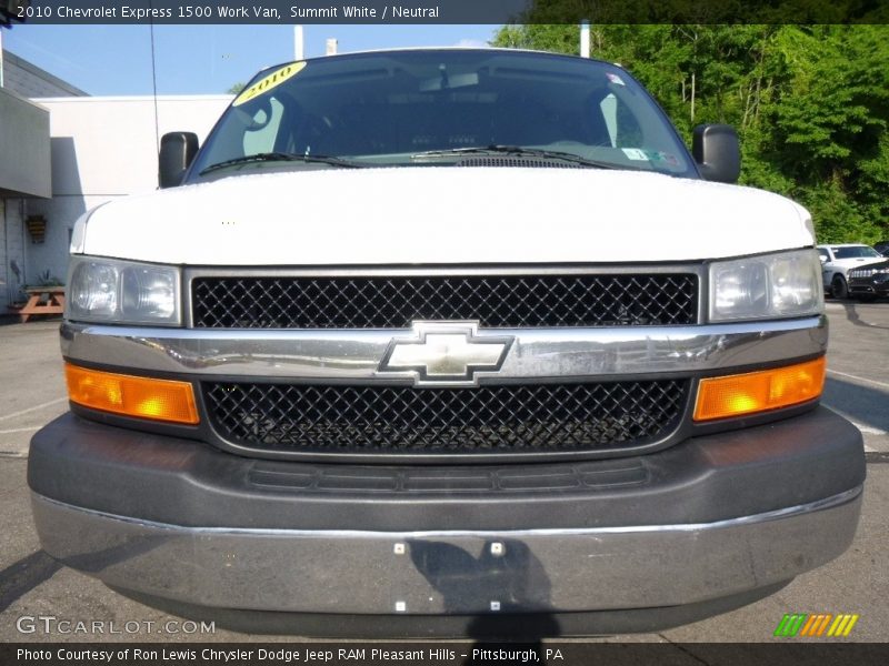 Summit White / Neutral 2010 Chevrolet Express 1500 Work Van