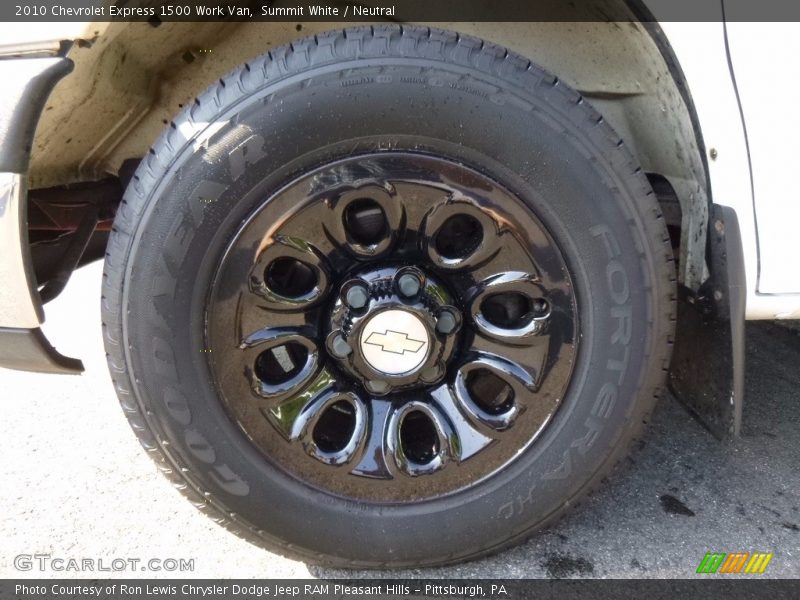Summit White / Neutral 2010 Chevrolet Express 1500 Work Van