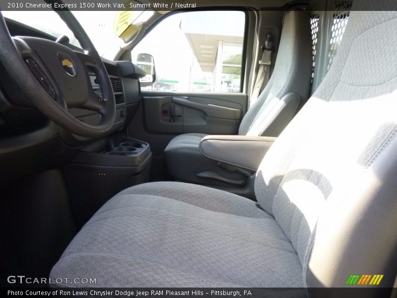 Summit White / Neutral 2010 Chevrolet Express 1500 Work Van