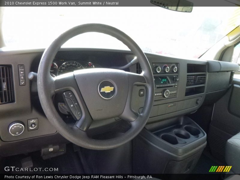 Summit White / Neutral 2010 Chevrolet Express 1500 Work Van