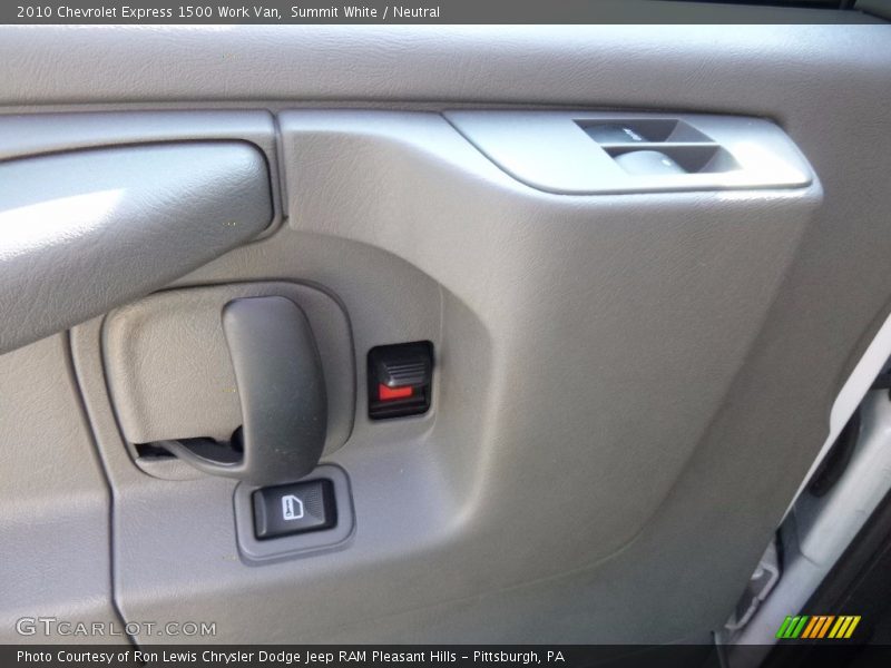 Summit White / Neutral 2010 Chevrolet Express 1500 Work Van