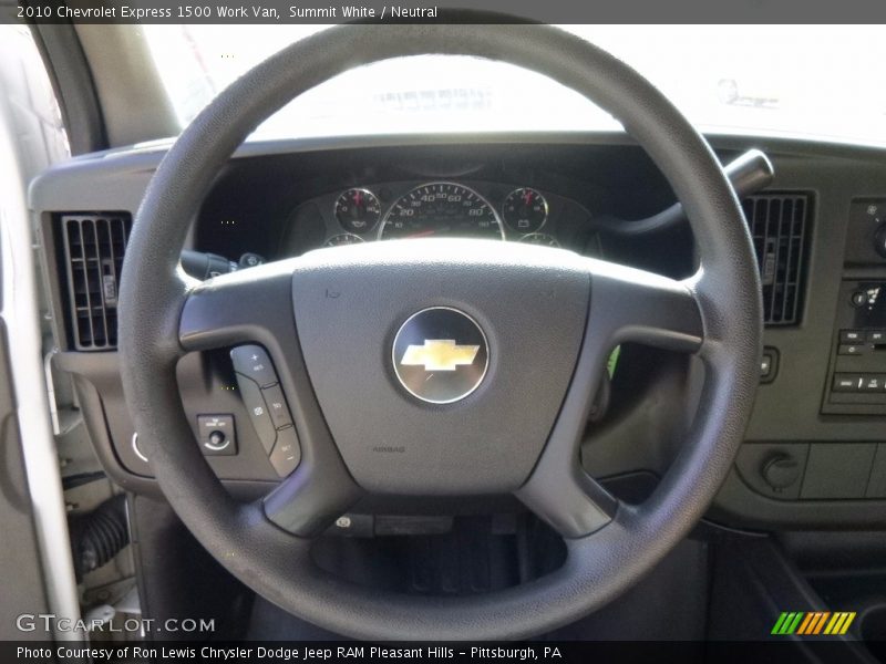 Summit White / Neutral 2010 Chevrolet Express 1500 Work Van