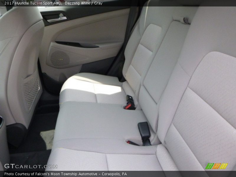 Dazzling White / Gray 2017 Hyundai Tucson Sport AWD
