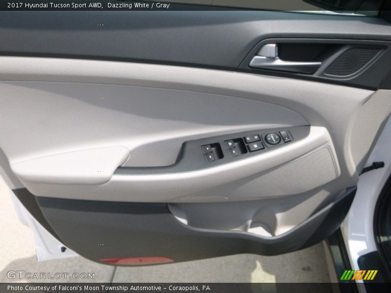 Dazzling White / Gray 2017 Hyundai Tucson Sport AWD