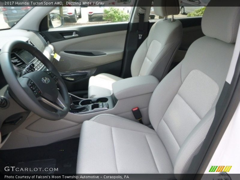 Dazzling White / Gray 2017 Hyundai Tucson Sport AWD