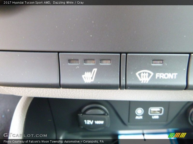 Dazzling White / Gray 2017 Hyundai Tucson Sport AWD