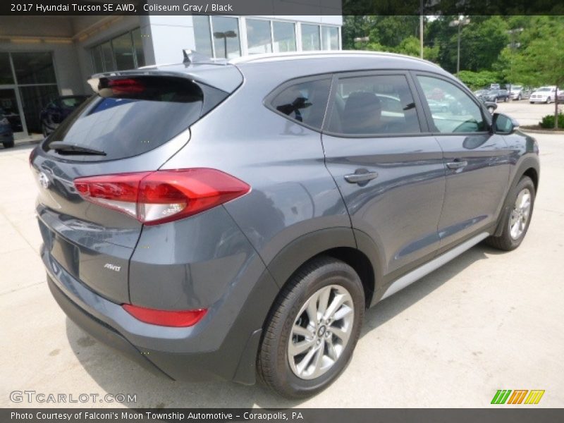 Coliseum Gray / Black 2017 Hyundai Tucson SE AWD