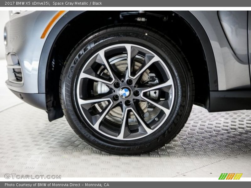 Space Gray Metallic / Black 2017 BMW X5 sDrive35i