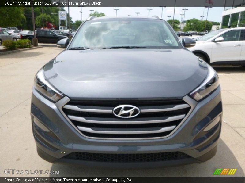 Coliseum Gray / Black 2017 Hyundai Tucson SE AWD