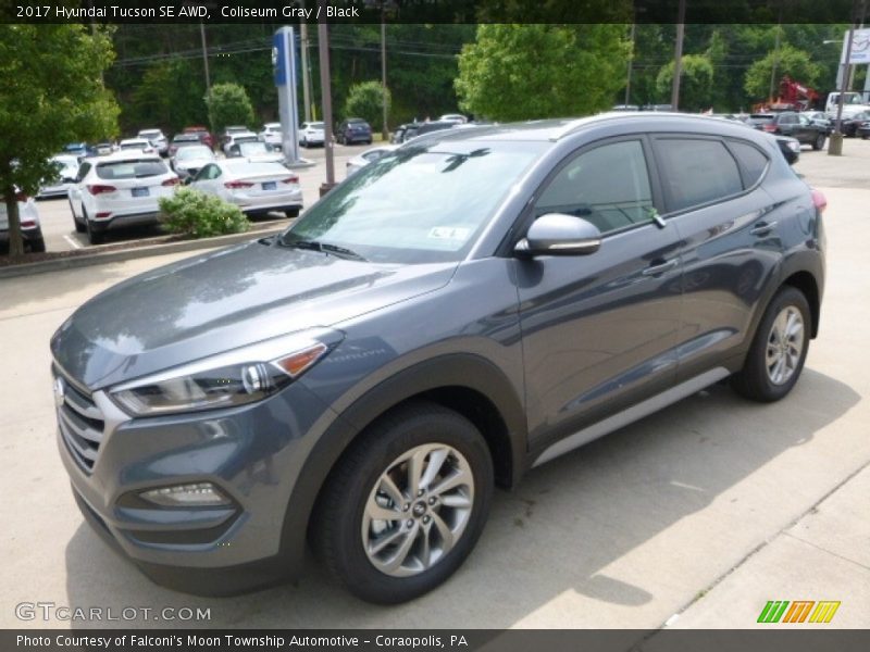 Coliseum Gray / Black 2017 Hyundai Tucson SE AWD