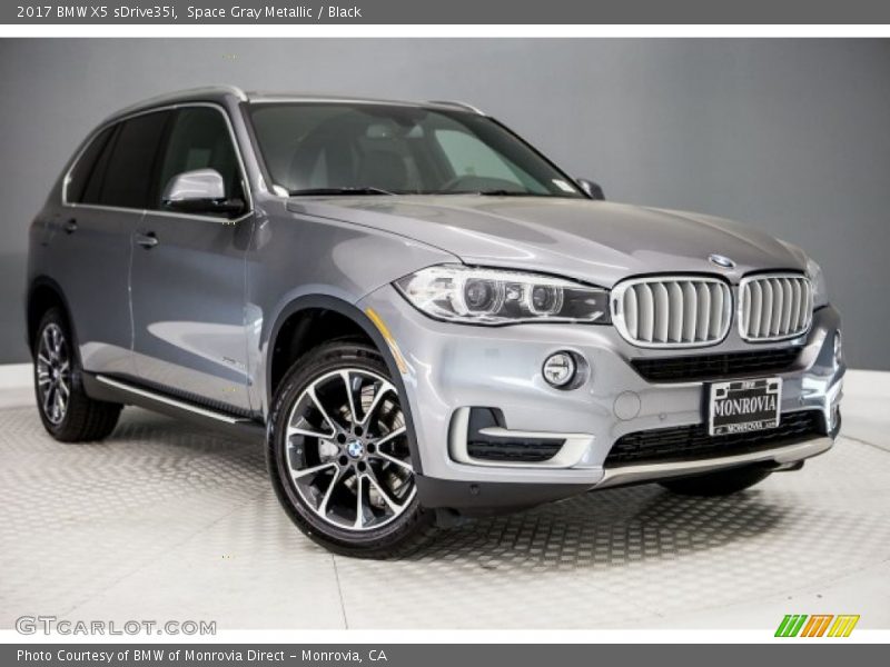 Space Gray Metallic / Black 2017 BMW X5 sDrive35i