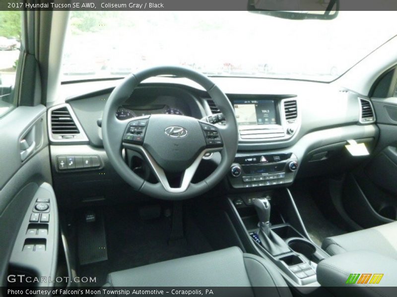 Coliseum Gray / Black 2017 Hyundai Tucson SE AWD