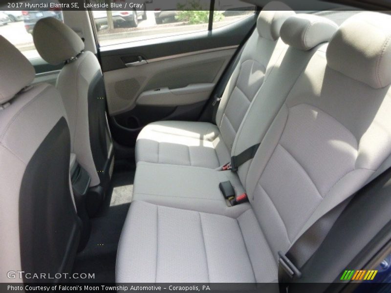 Lakeside Blue / Gray 2017 Hyundai Elantra SE
