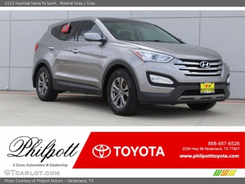 Mineral Gray / Gray 2013 Hyundai Santa Fe Sport