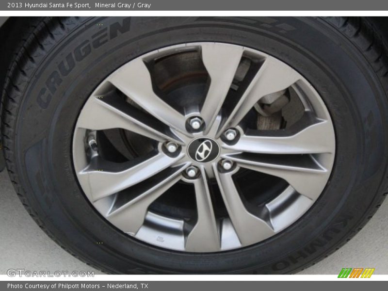 Mineral Gray / Gray 2013 Hyundai Santa Fe Sport