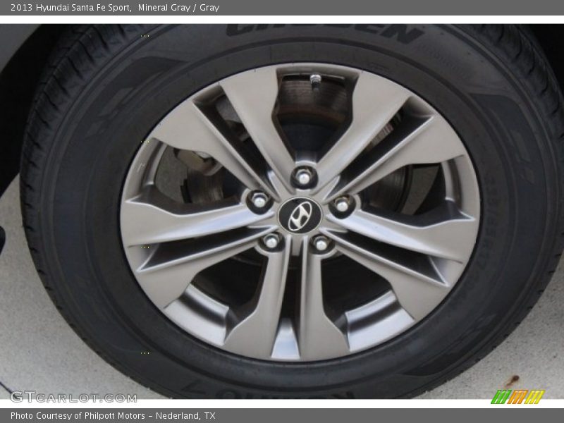 Mineral Gray / Gray 2013 Hyundai Santa Fe Sport