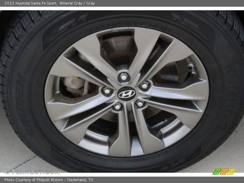 Mineral Gray / Gray 2013 Hyundai Santa Fe Sport