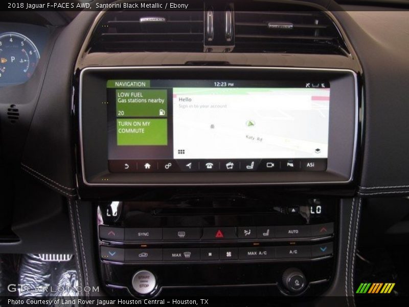 Santorini Black Metallic / Ebony 2018 Jaguar F-PACE S AWD
