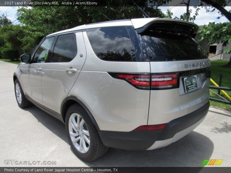 Aruba / Acorn/Ebony 2017 Land Rover Discovery HSE