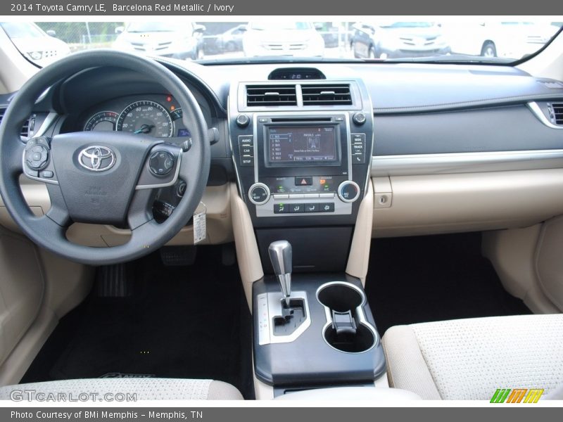 Barcelona Red Metallic / Ivory 2014 Toyota Camry LE