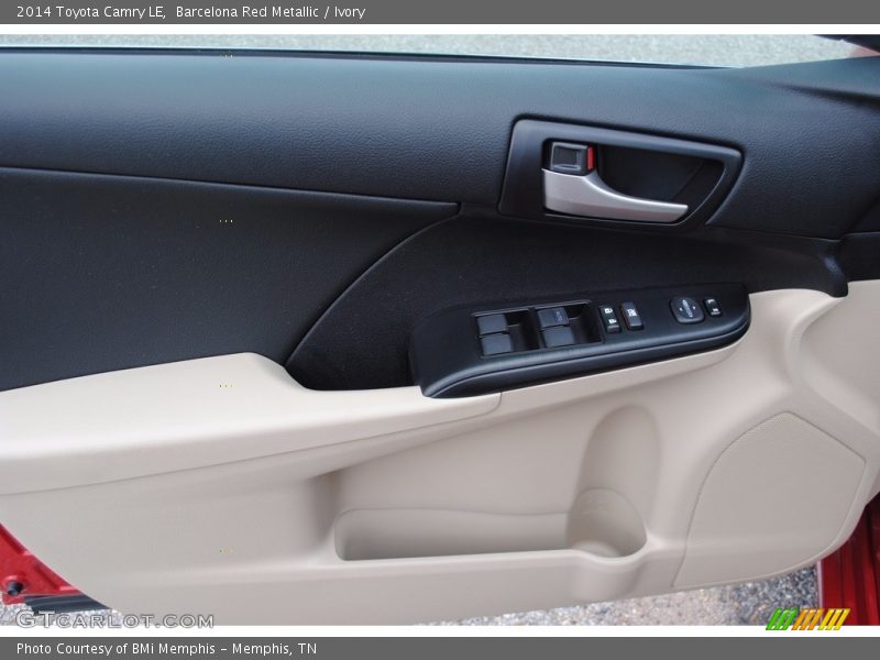 Barcelona Red Metallic / Ivory 2014 Toyota Camry LE