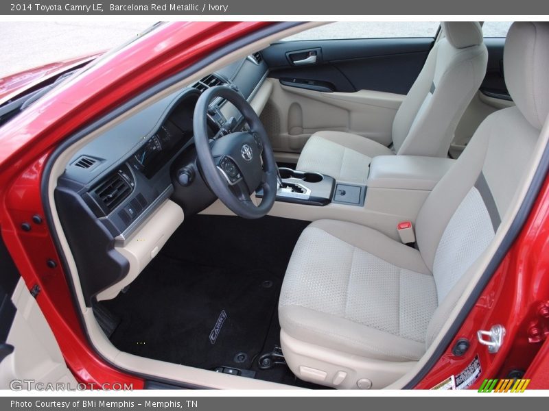 Barcelona Red Metallic / Ivory 2014 Toyota Camry LE
