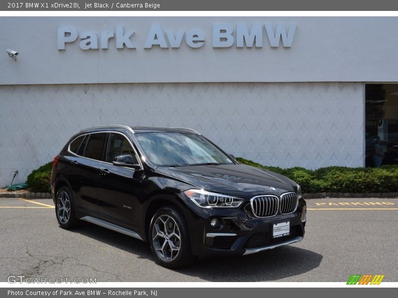Jet Black / Canberra Beige 2017 BMW X1 xDrive28i