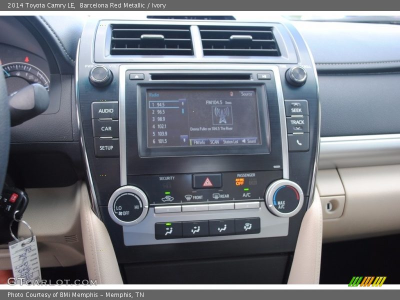 Barcelona Red Metallic / Ivory 2014 Toyota Camry LE