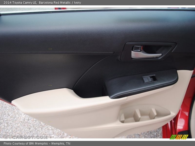 Barcelona Red Metallic / Ivory 2014 Toyota Camry LE