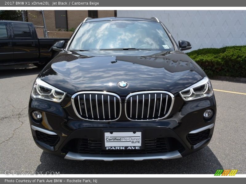 Jet Black / Canberra Beige 2017 BMW X1 xDrive28i