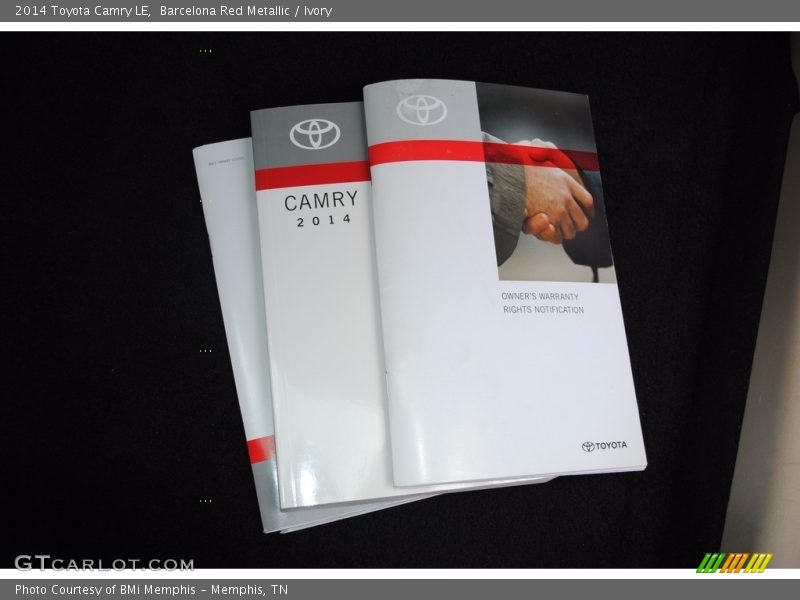 Barcelona Red Metallic / Ivory 2014 Toyota Camry LE