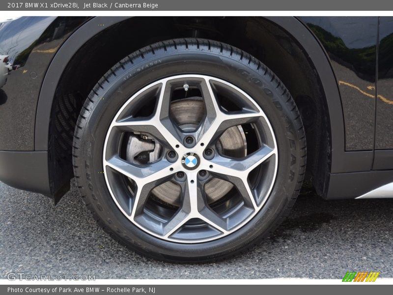 Jet Black / Canberra Beige 2017 BMW X1 xDrive28i