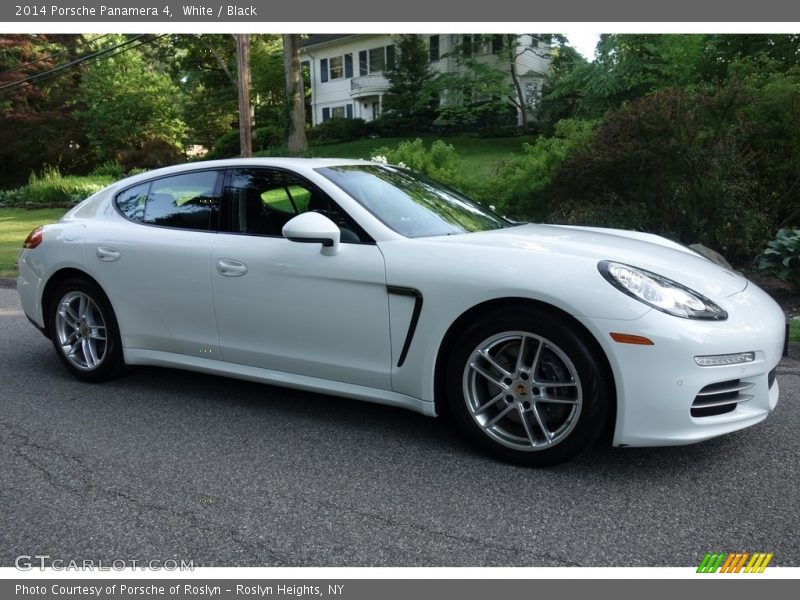 White / Black 2014 Porsche Panamera 4