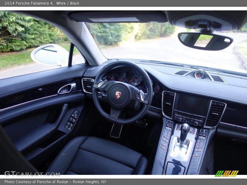 White / Black 2014 Porsche Panamera 4