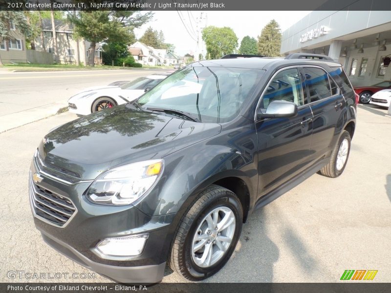Nightfall Gray Metallic / Light Titanium/Jet Black 2017 Chevrolet Equinox LT