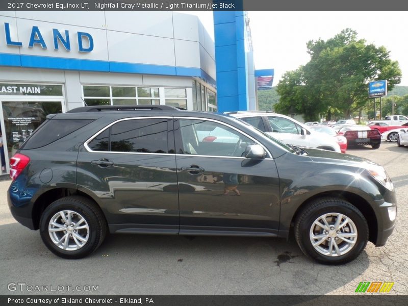 Nightfall Gray Metallic / Light Titanium/Jet Black 2017 Chevrolet Equinox LT