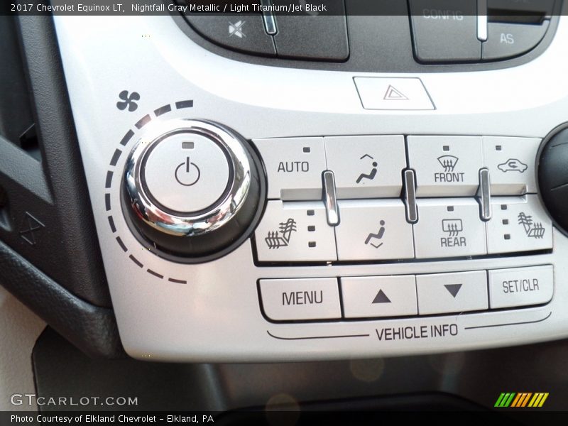 Nightfall Gray Metallic / Light Titanium/Jet Black 2017 Chevrolet Equinox LT