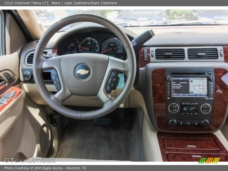 Black / Light Cashmere/Dark Cashmere 2013 Chevrolet Tahoe LTZ