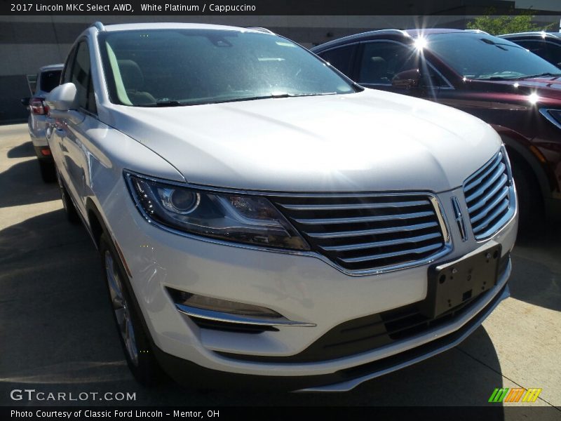 White Platinum / Cappuccino 2017 Lincoln MKC Select AWD