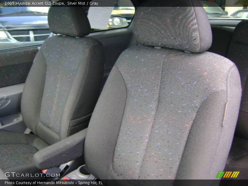 Silver Mist / Gray 2005 Hyundai Accent GLS Coupe