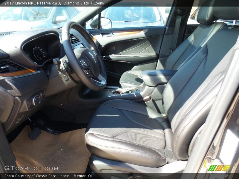 Diamond Black / Ebony 2017 Lincoln MKC Reserve AWD