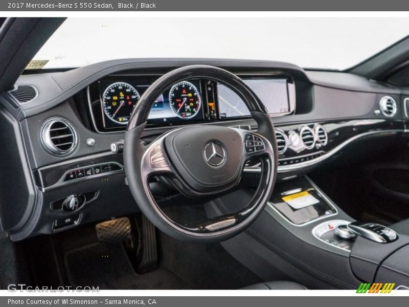 Black / Black 2017 Mercedes-Benz S 550 Sedan