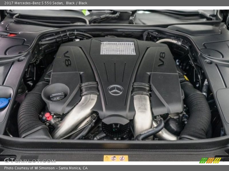 Black / Black 2017 Mercedes-Benz S 550 Sedan