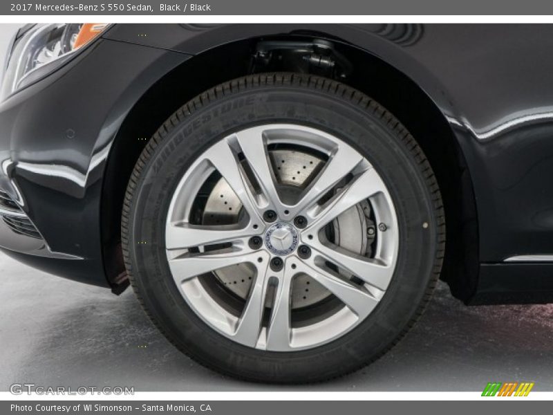 Black / Black 2017 Mercedes-Benz S 550 Sedan