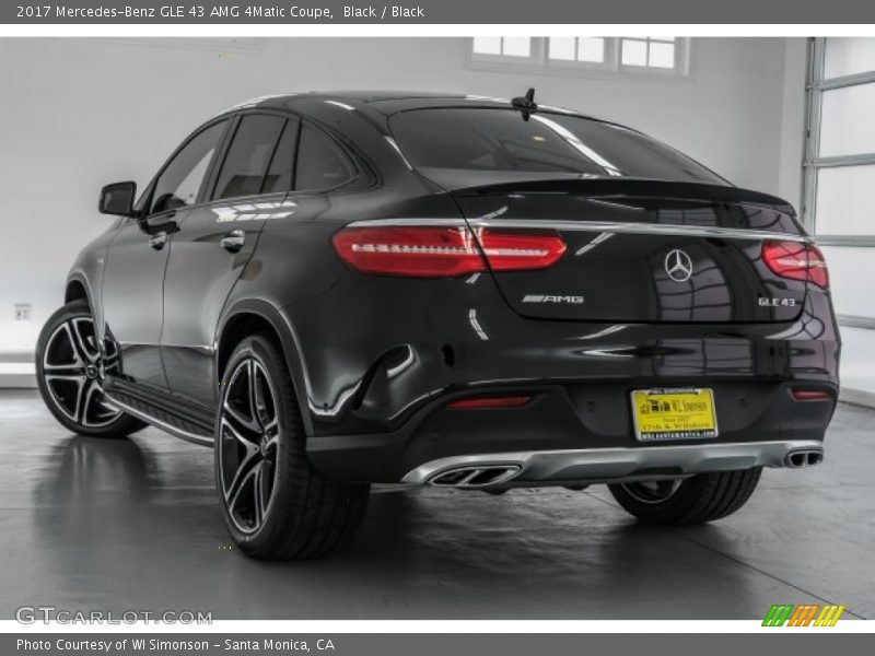 Black / Black 2017 Mercedes-Benz GLE 43 AMG 4Matic Coupe