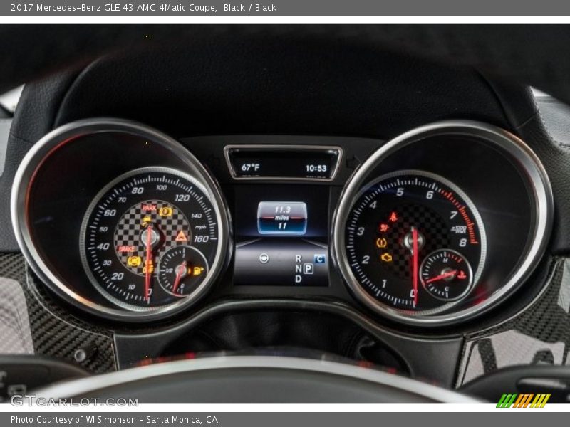  2017 GLE 43 AMG 4Matic Coupe 43 AMG 4Matic Coupe Gauges