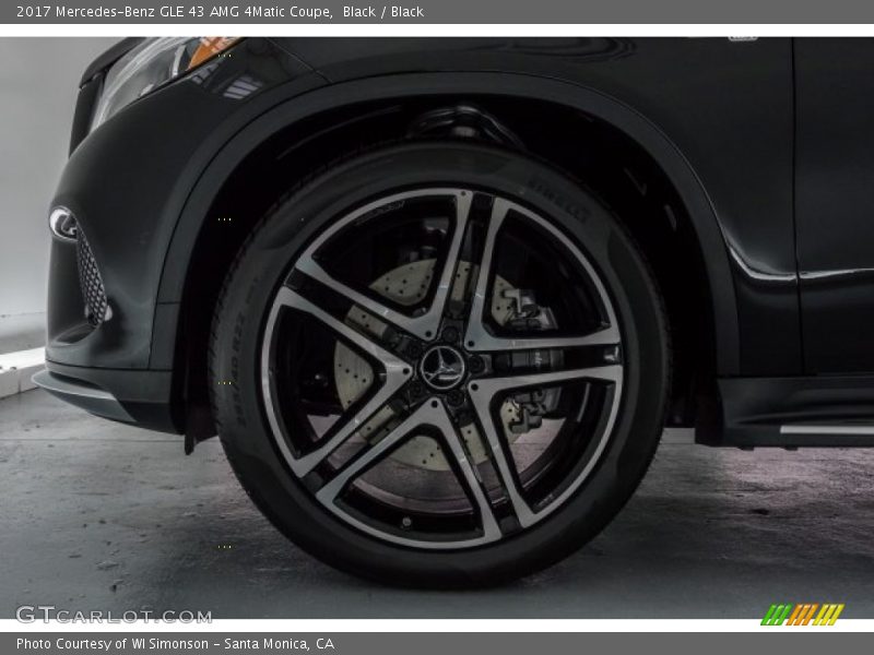 Black / Black 2017 Mercedes-Benz GLE 43 AMG 4Matic Coupe